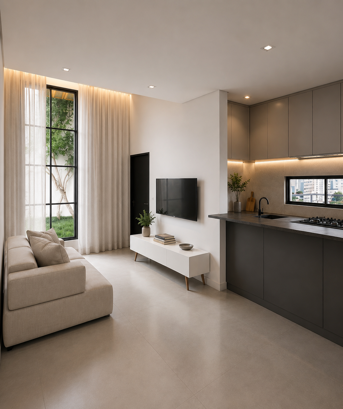 Sala e Cozinha